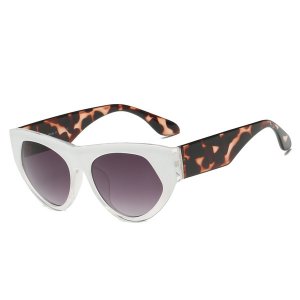 Iris S1059-C2 Women Round Cat Eye Sunglasses