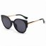 Iris SHIV-PT28059-D01-P12 Women Round Cat Eye Polarized Sunglasses