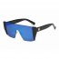 Iris S3001-C2 Women Retro Flat Lens Square Sunglasses