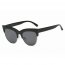 Iris S2062-C1 Women Half Frame Round Cat Eye Sunglasses