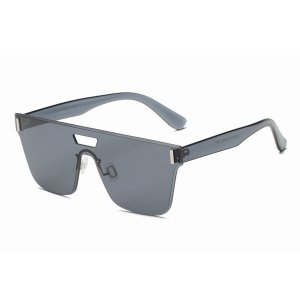 Iris S2075-C1 Unisex Retro Square Mirrored Sunglasses