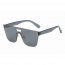 Iris S2075-C1 Unisex Retro Square Mirrored Sunglasses