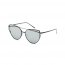 Iris D69-CD02-B05 Women Mirrored Metal Cat Eye Sunglasses