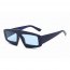 Iris S1077-C4 Women Bold Retro Vintage Rectangular Sunglasses