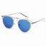 Iris D39-CA02-B07 Trendy Round Cut Out Browline Sunglasses