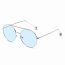 Iris S1016-CW02-B67 Unisex Round Tinted Lens Sunglasses