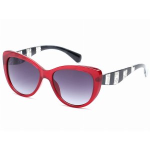 Iris E26-R12-B57 Deluxe Bold Pillow Frame Cat Eye Sunglasses