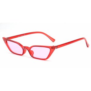 Iris S1052-C4 Women Retro Vintage Slim Cat Eye Sunglasses