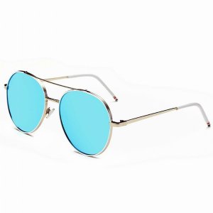 Iris CB01 CW01-B07 Classic Mirrored Lens Metal Frame Aviator Sunglasse