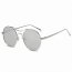 Iris CD16-CW02-B05 Retro Round Circle Metal Mirrored Sunglasses