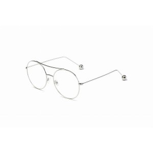 Iris S1016-CW02-B68 Unisex Round Tinted Lens Sunglasses