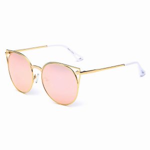 Iris CA04 CA02-B12 Women Round Cat Eye Sunglasses