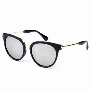 Iris 262 C1-1 Round Keyhole Bridge Horn Rimmed Sunglasses