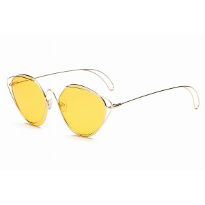 Iris S2045-CA02-B70 Women Fashion Round Cat Eye Sunglasses