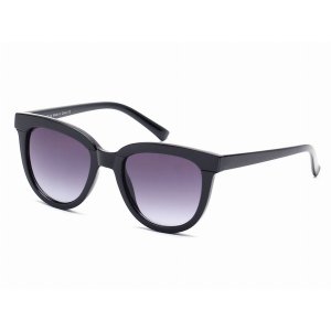 Iris D42-D01-B57-1 Vintage Dark Smoke Lens Horned Rim Sunglasses