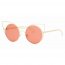 Iris S2049-CA02-B64 Women Round High Pointed Cat Eye Sunglasses