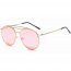 Iris S2034-CA02-B64 Unisex Round Aviator Style Sunglasses