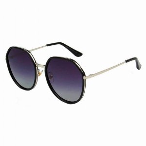 Iris SHIV-PT28079-D01-B16 Women Round Polirized Sunglasses Circle