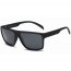 Iris P1008-BK4-GY1 Rectangle Retro Vintage Polarized Sunglasses