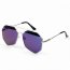 Iris CD17-CW02-B29 Geometric Flat Lens Hexagonal Metal Frame Sunglasse