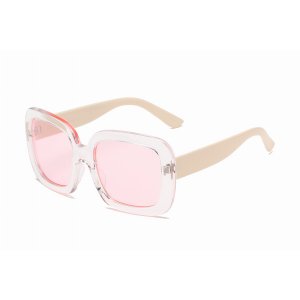 Iris S1089-C2 Women Retro Vintage Bold Square Oversize Sunglasses