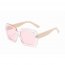 Iris S1089-C2 Women Retro Vintage Bold Square Oversize Sunglasses