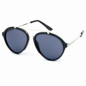 Iris D19-D01-B01 Round Brow-bar Tear Drop Fashion Sunglasses