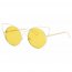 Iris S2049-CA02-B65 Women Round High Pointed Cat Eye Sunglasses