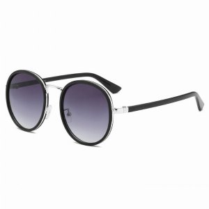 Iris S2096-C1 Unisex Round Fashion Sunglasses