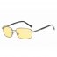 Iris S1049-C2 Unisex Metal Rectangle Sunglasses