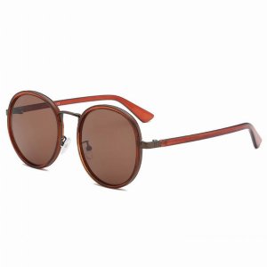 Iris S2096-C2 Unisex Round Fashion Sunglasses