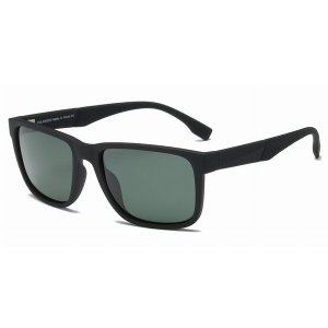 Iris P1007-BK4-GN2 Retro Vintage Polarized Rectangle Sunglasses