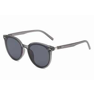 Iris S1105-C2 Women Round Cat Eye Sunglasses