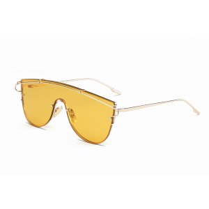 Iris S2028-CA02-B65 Futuristic Single Tint Color Sunglasses