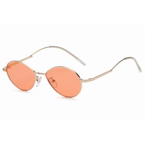 Iris S3009-C2 Small Retro Vintage Metal Round Sunglasses