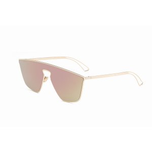 Iris S2030-CA02-B04 Women Square Futuristic Flat Lens Sunglasses