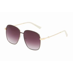 Iris S2050-C2 Women Metal Square Oversize Sunglasses