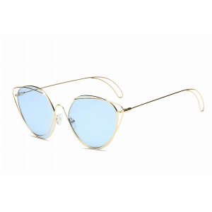 Iris S2045-CA02-B67 Women Fashion Round Cat Eye Sunglasses