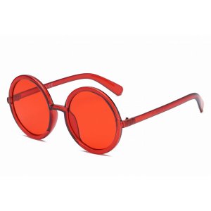 Iris S1074-C3 Circle Round Retro Oversize Fashion Sunglasses