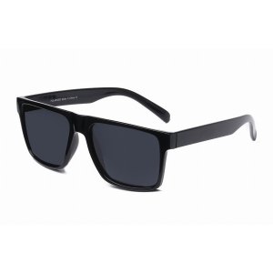 Iris P1006-D01-B01 Retro Vintage Polarized Square Sunglasses