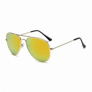 Iris 3025-GD1-PKC3 Classic Pilot Mirrored Reflective Aviator Fashion S