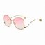 Iris CD05 CA02-B26 Women's Trendy Oversize Pantone Lens Sunglasses