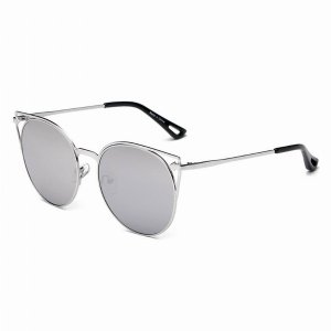 Iris CA04 CW02-B05 Women Round Cat Eye Sunglasses