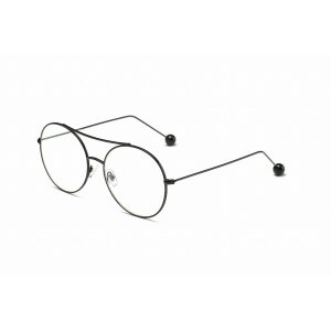 Iris S1016-CD01-B68 Unisex Round Tinted Lens Sunglasses