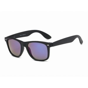 Iris S1028-D02-B07 Classic Square Mirrored Sunglasses