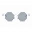 Iris S1085-C4 Women Fashion Geometric Round Sunglasses