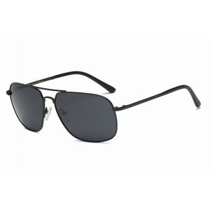 Iris P4003-C2 Men Metal Rectangle Polarized Sunglasses