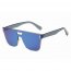 Iris S2075-C2 Unisex Retro Square Mirrored Sunglasses