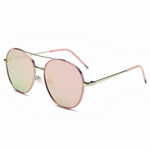 Iris CB01 CR01-B12 Classic Mirrored Lens Metal Frame Aviator Sunglasse