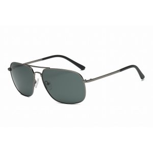 Iris P4003-C4 Men Metal Rectangle Polarized Sunglasses